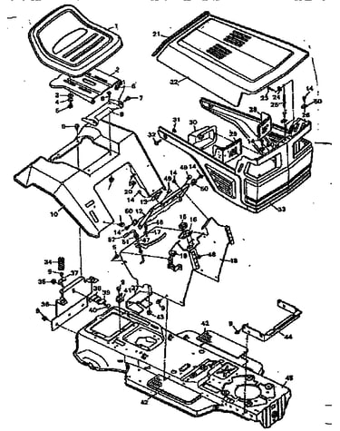 Replacement parts chassis & hood