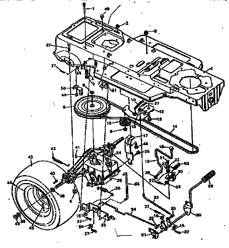 Replacement parts motion drive