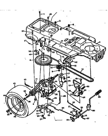 Replacement parts motion drive