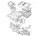 Craftsman 502255760 chassis & hood diagram