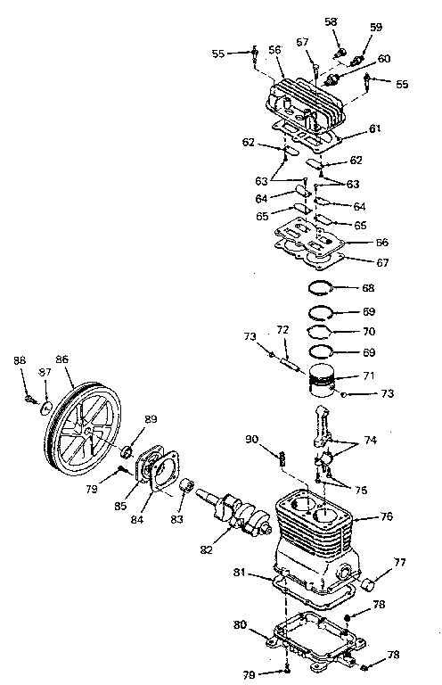 Compressor pump diagram