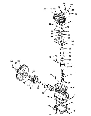 Compressor pump diagram