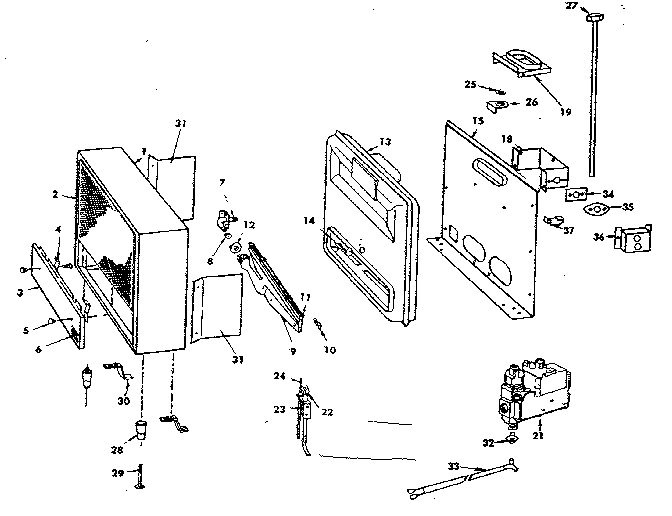 Cabinet and auto valve