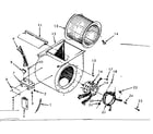 Kenmore 867763344 blower assembly/763324 diagram