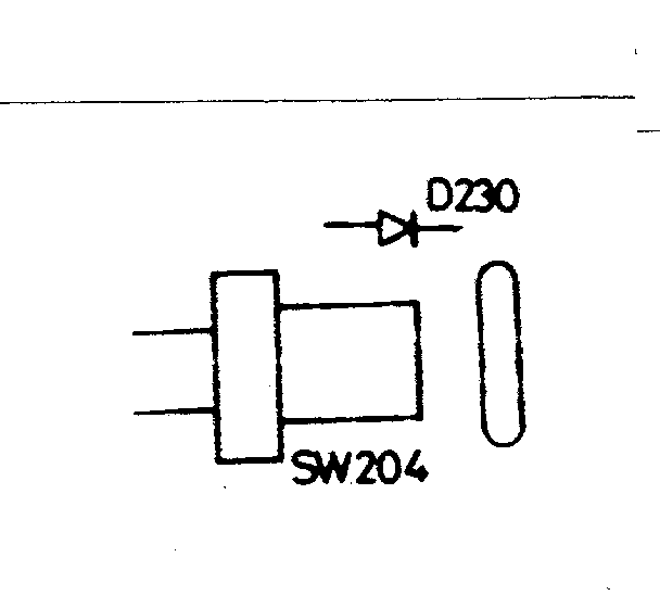 Dubbing switch p.c.b. bottom view