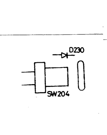Dubbing switch p.c.b. bottom view