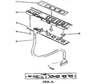 Sears 16132400650 operation panel unit diagram