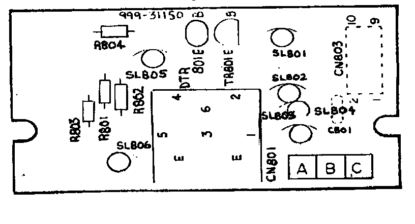 COMMODORE PCB