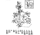 Craftsman 917252492 engine and tines diagram