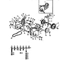 Craftsman 917252492 transmission and gauge wheels diagram