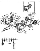 Transmission and gauge wheels