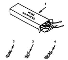 Kenmore 9114338690 wire harnesses and components diagram