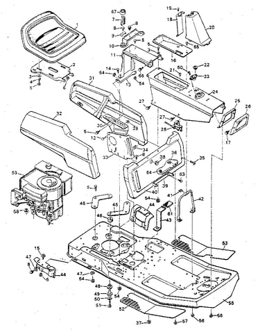 Replacement parts body and chassis