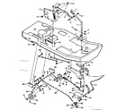 Craftsman 502254140 replacement parts blade housing suspension diagram