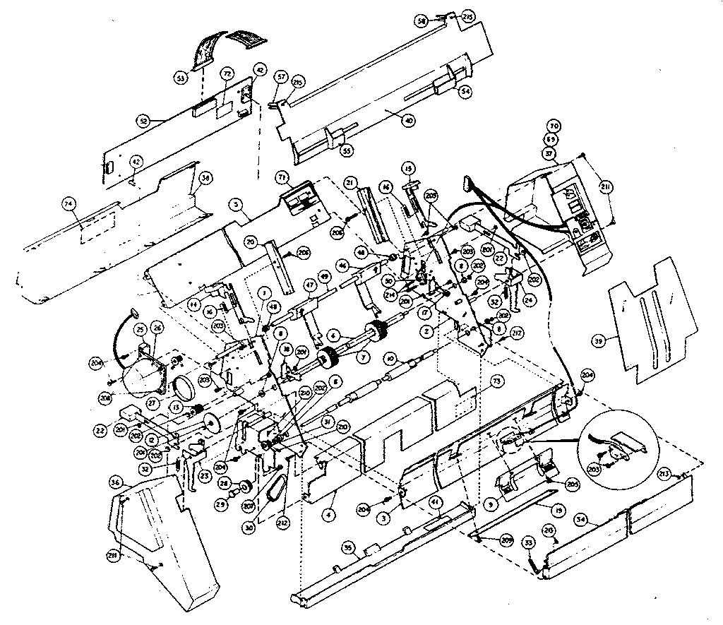 Model 4103 sheet feeder plus -- rev. a4h and below