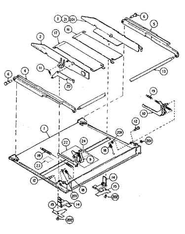 Hopper tray assembly