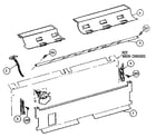 NEC 3550 bottom guide assembly diagram