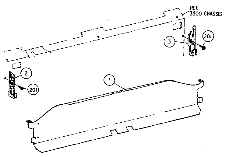 Model 3500 front inserter bottom feed kit