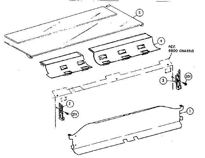 Model 8800 front inserter bottom feed kit