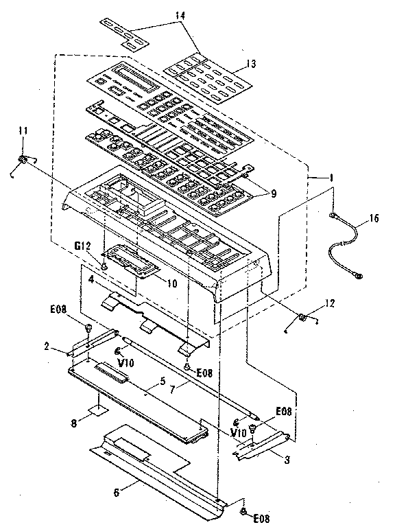 Operation panel unit