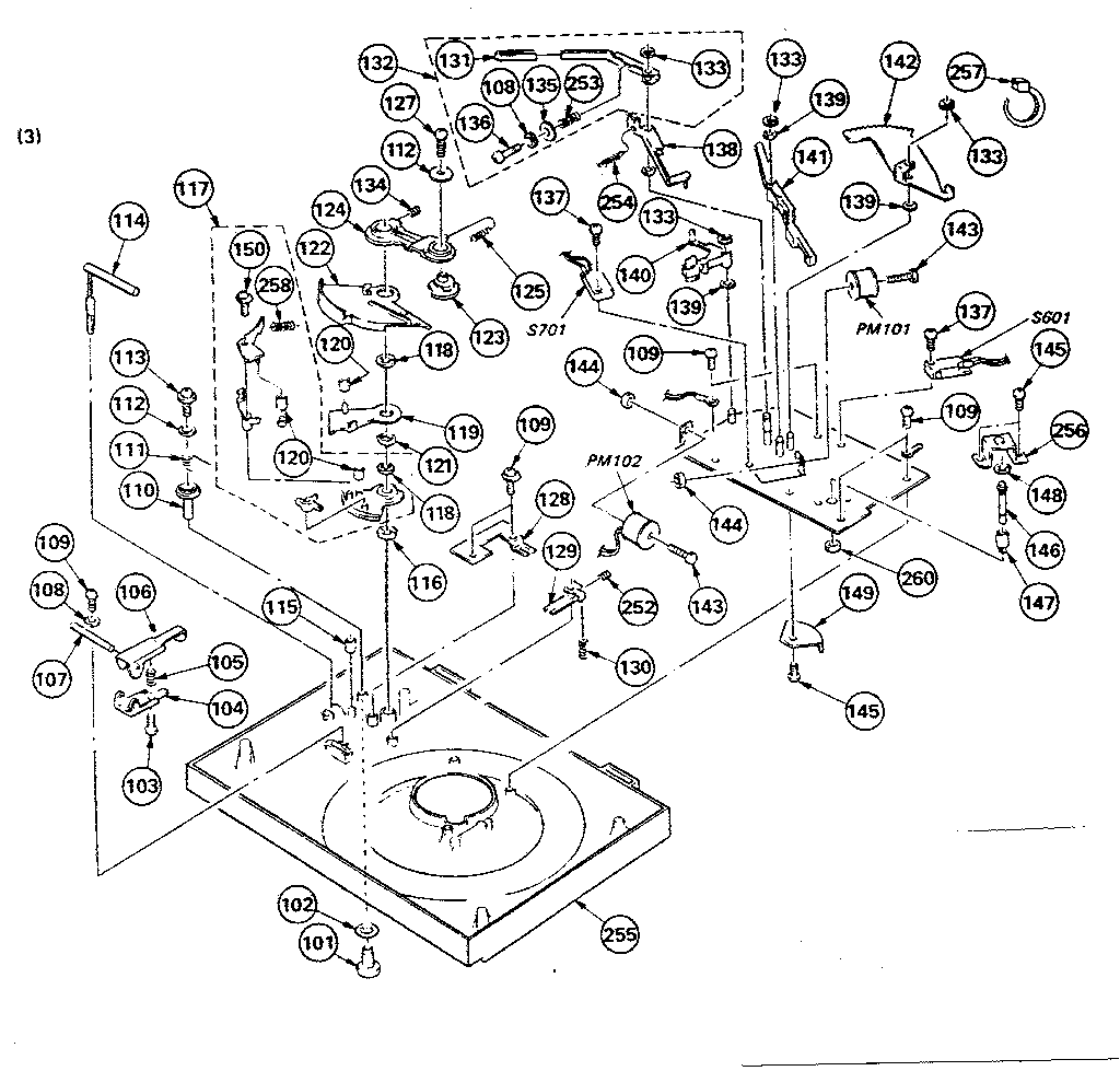 Internal replacement parts