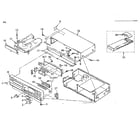 Sony CDP-45 cabinet diagram