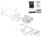 LXI 260500590 cabinet & chassis diagram