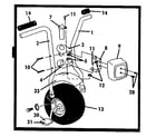 Sears 86547 replacement parts diagram