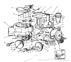 Power Wheels PP7282 replacement parts diagram