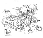 Power Wheels PP104 replacement parts diagram