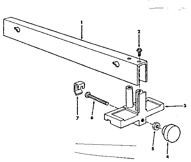 Rip fence assembly 62937