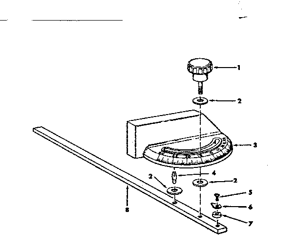 Miter guage assembly 62938