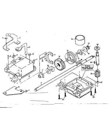 Gear case assembly