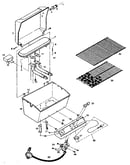 Grill and burner section