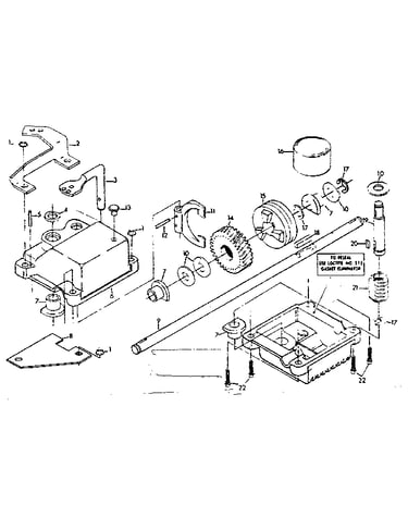 Gear case assembly