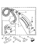 Hose and attachment parts