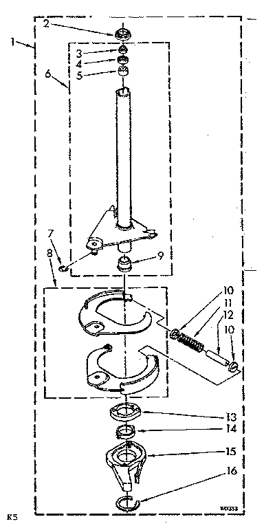 Brake and drive tube