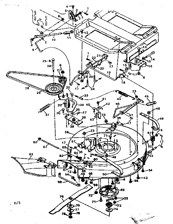 MOWER HOUSING