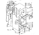Kenmore 1068378710 cabinet parts diagram