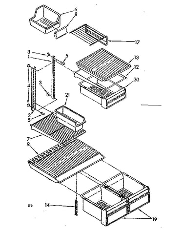 Shelf parts