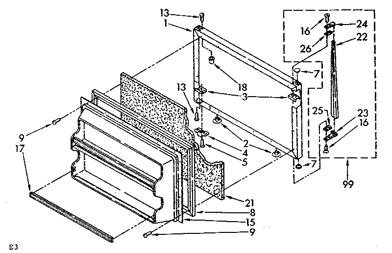 FREEZER DOOR PARTS