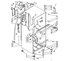 Kenmore 1068378570 cabinet parts diagram