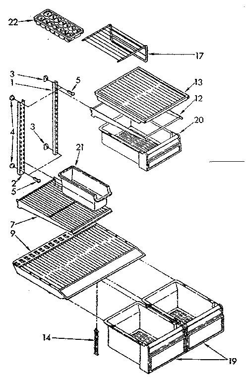 Shelf parts