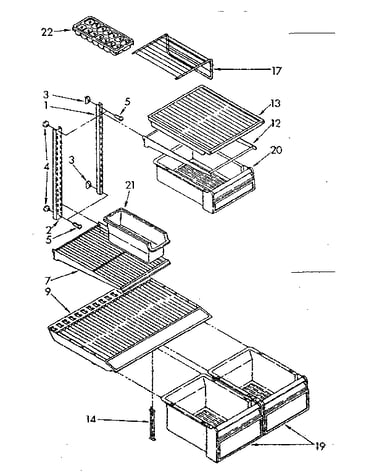 Shelf parts