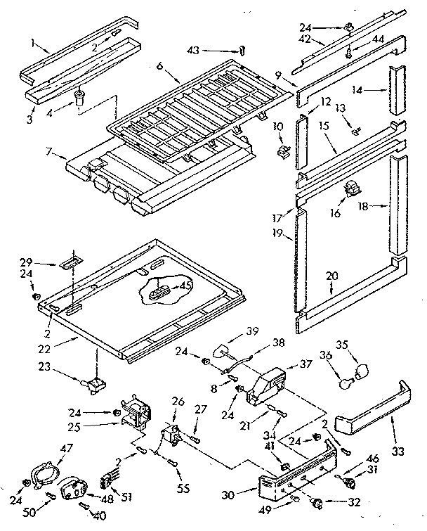 Breaker and partition parts