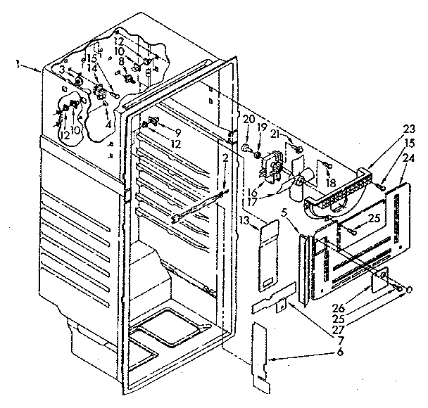 Freezer liner