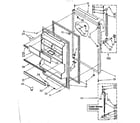 Kenmore 1068678480 refrigerator door parts diagram