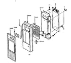 Kenmore 5648668611 control panel parts diagram