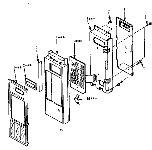 Control panel parts