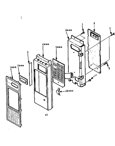 Control panel parts